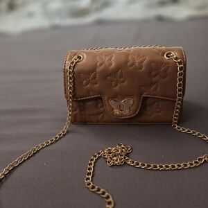 Brown Chain Strap Women Bag